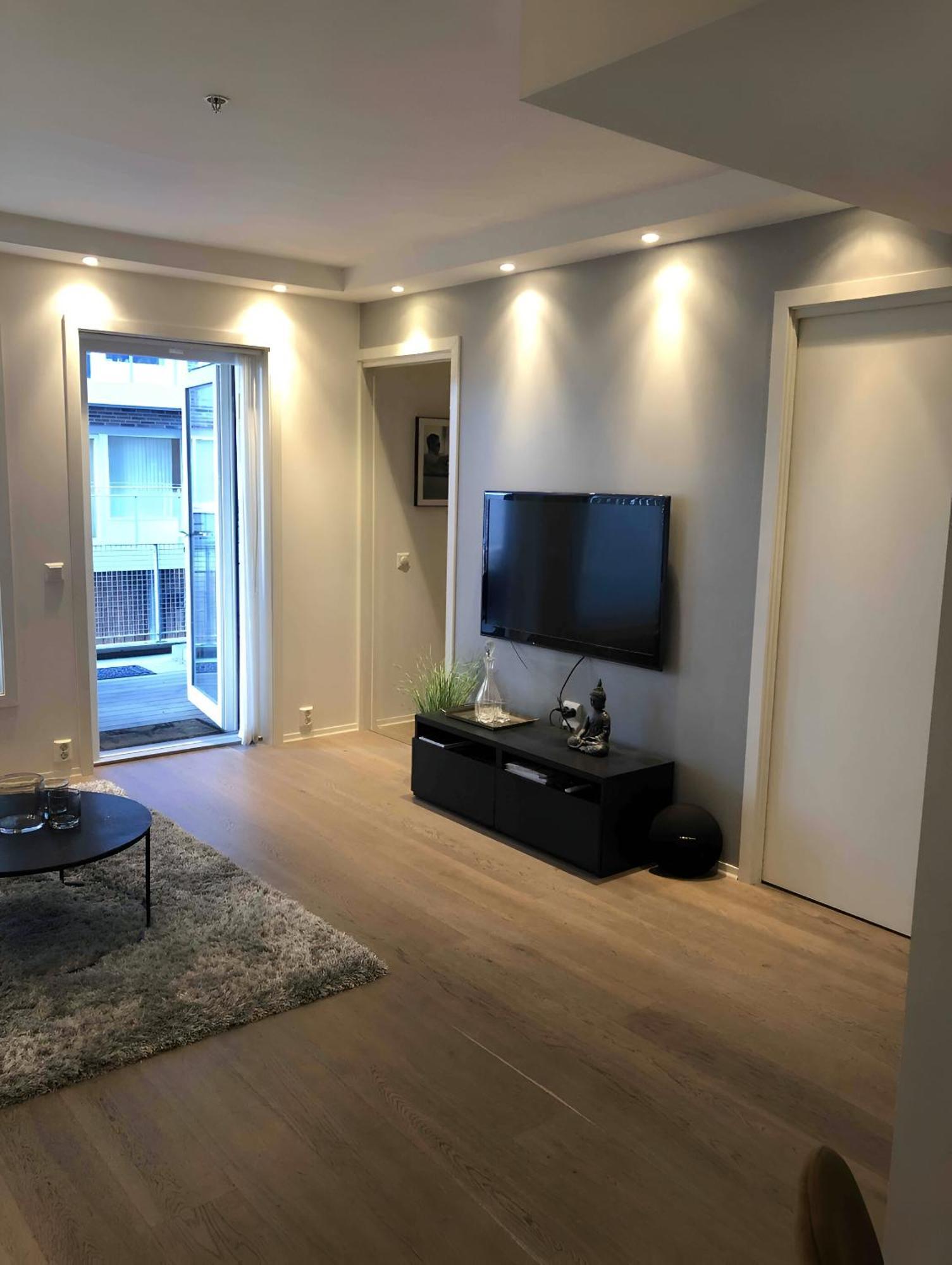 Oceanfront Apartment - Oslo Central - Private Patio Exterior photo